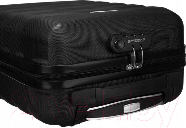 Изображение товара Чемодан на колесах Peterson PTN 5806-W-XS (черный)