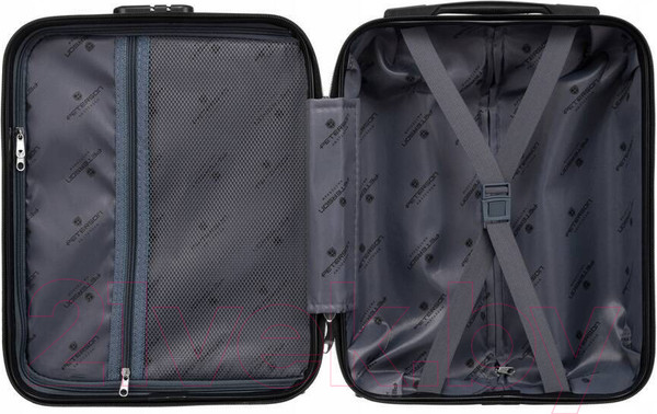 Изображение товара Чемодан на колесах Peterson PTN 5806-W-XS (серый)