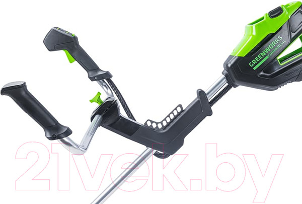 Изображение товара Триммер аккумуляторный Greenworks TB201H / 2112407 (без АКБ и ЗУ)