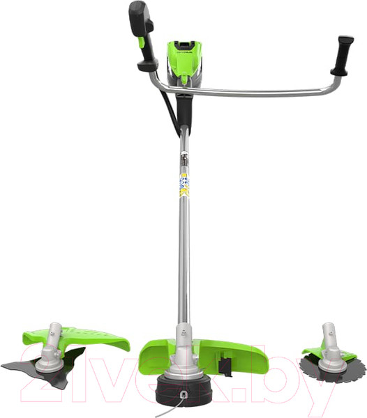 Изображение товара Триммер аккумуляторный Greenworks TB201H / 2112407 (без АКБ и ЗУ)