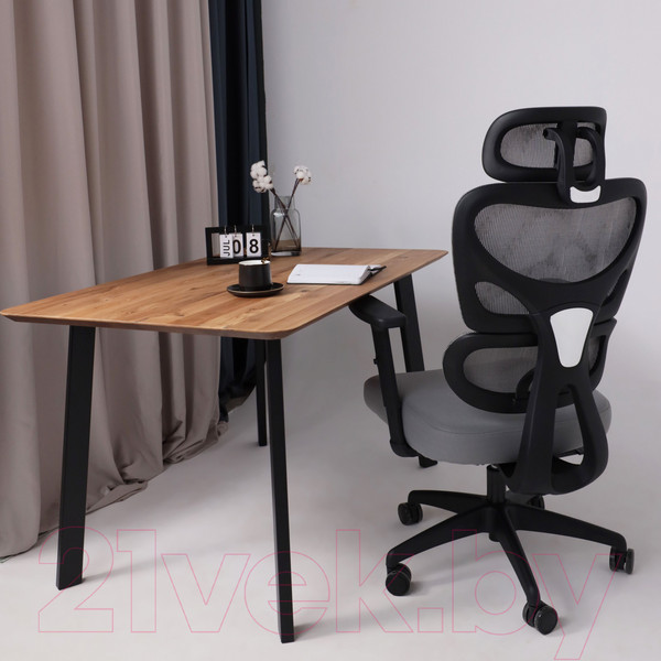 Изображение товара Кресло офисное AksHome Pascal (ткань/сетка, серый)