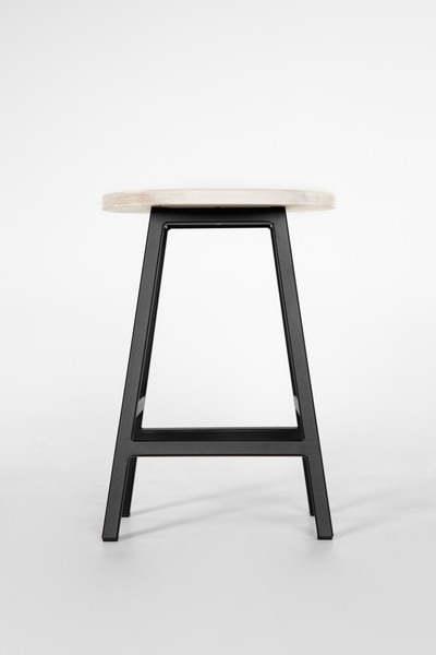 Изображение товара Набор табуретов Stal-Massiv SMH-245 (2шт, дуб беленый/черный)