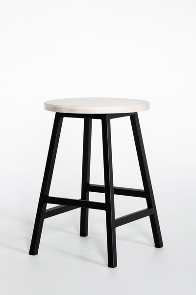 Изображение товара Набор табуретов Stal-Massiv SMH-245 (2шт, дуб беленый/черный)