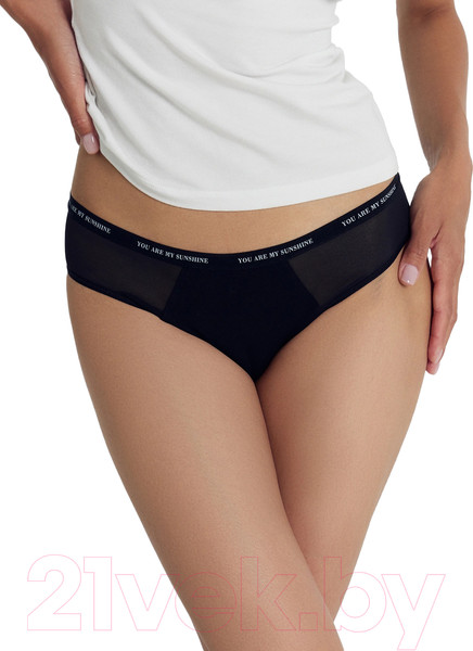Изображение товара Комплект женских трусов Mark Formelle 412474-3 (р.90, черный-1)