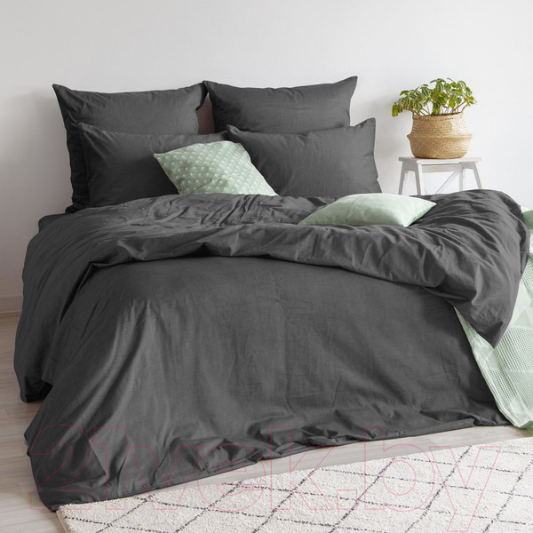 Изображение товара Пододеяльник Verossa 180x215 / 780674 (сатин/Graphite)