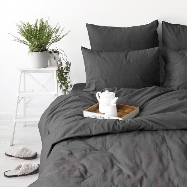 Изображение товара Простыня Verossa На резинке 160x200x30 / 780692 (сатин/Graphite)