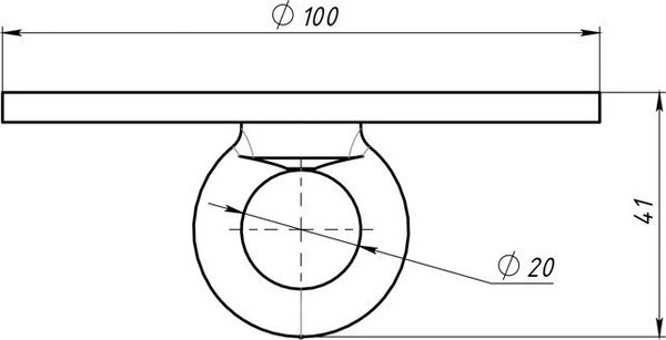 Изображение товара Кронштейн для боксерской груши Rexant 38-0660 (черный)