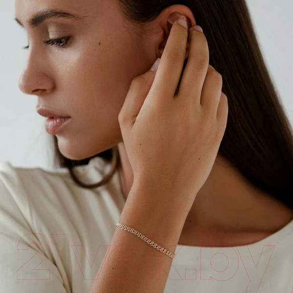 Изображение товара Браслет из розового золота ZORKA 612087ГПГ.050.14K.R (17см)