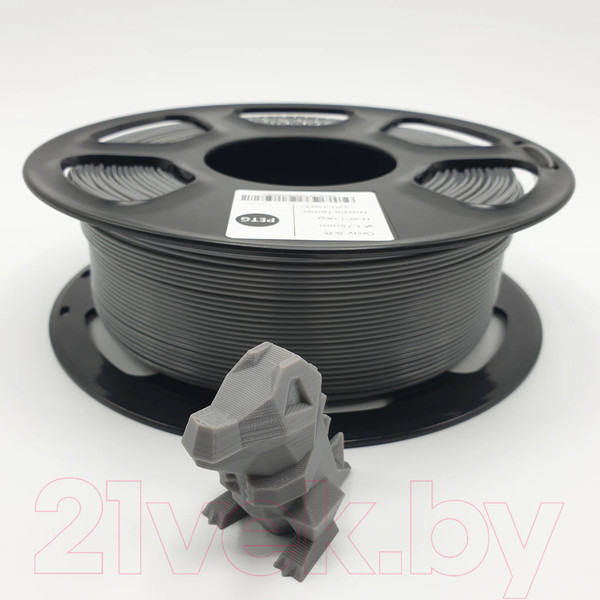 Изображение товара Пластик для 3D-печати Mitek PETG (1.75мм, 1кг, серый)