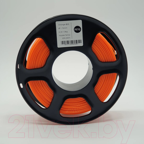 Изображение товара Пластик для 3D-печати Mitek PETG (1.75мм, 1кг, оранжевый)