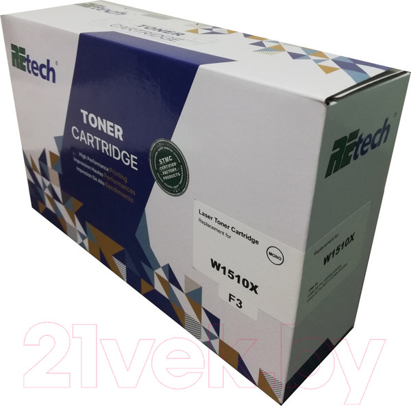 Изображение товара Тонер-картридж Retech W1510X (с чипом)