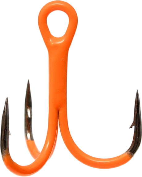 Изображение товара Набор крючков рыболовных Flagman Fishing Treble hook F36 Orange №4 / F36O-04  (5шт)