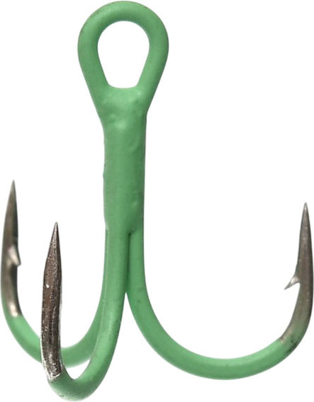 Изображение товара Набор крючков рыболовных Flagman Fishing Treble hook F36 Luminous Green №12 / F36G-12  (5шт)
