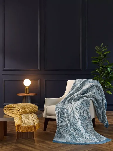 Изображение товара Плед Arya Graphic Хлопок (200x220, оранжевый)