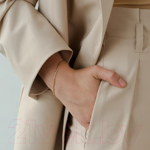 Изображение товара Браслет из розового золота ZORKA 612076ГПГ.050.14K.R (18см)