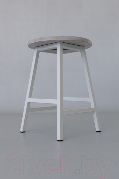 Изображение товара Набор табуретов Stal-Massiv SMH-245 (2шт, дуб беленый/белый)