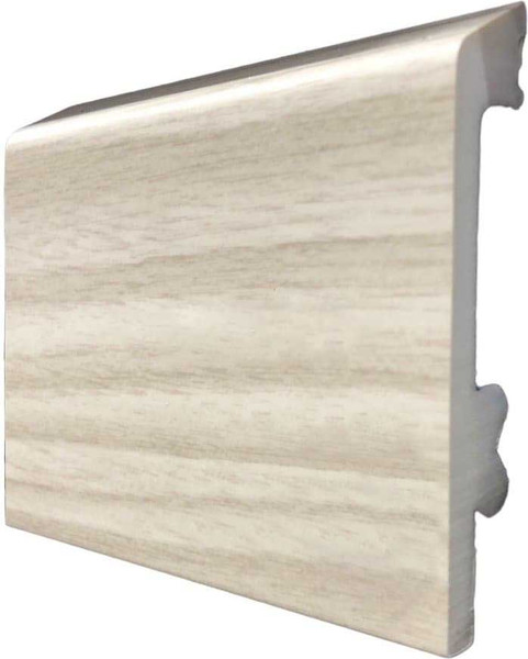 Изображение товара Плинтус КТМ-2000 Дюрополимер ПВБ80-618В (2м, дуб снежный)