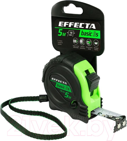 Изображение товара Рулетка Effecta Basic 3S 5м 19мм / 570519S