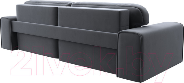 Изображение товара Диван угловой Лига Диванов Лига-029 левый / 121928L (велюр серый)