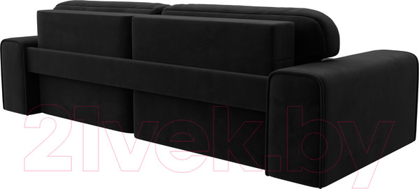 Изображение товара Диван угловой Лига Диванов Лига-029 левый / 121929L (велюр черный)