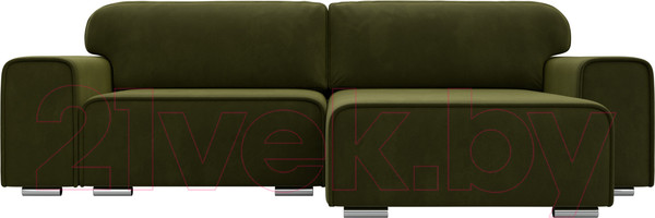 Изображение товара Диван угловой Лига Диванов Лига-029 правый / 121920 (микровельвет зеленый)