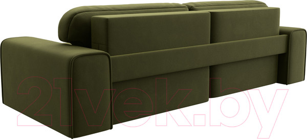 Изображение товара Диван угловой Лига Диванов Лига-029 правый / 121920 (микровельвет зеленый)