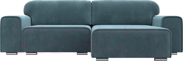 Изображение товара Диван угловой Лига Диванов Лига-029 правый / 121925 (велюр бирюзовый)