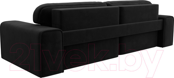 Изображение товара Диван угловой Лига Диванов Лига-029 правый / 121929 (велюр черный)