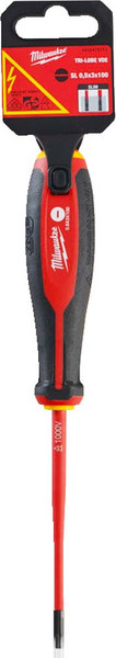 Изображение товара Отвертка Milwaukee VDE SL 0.5x3x100 / 4932478713