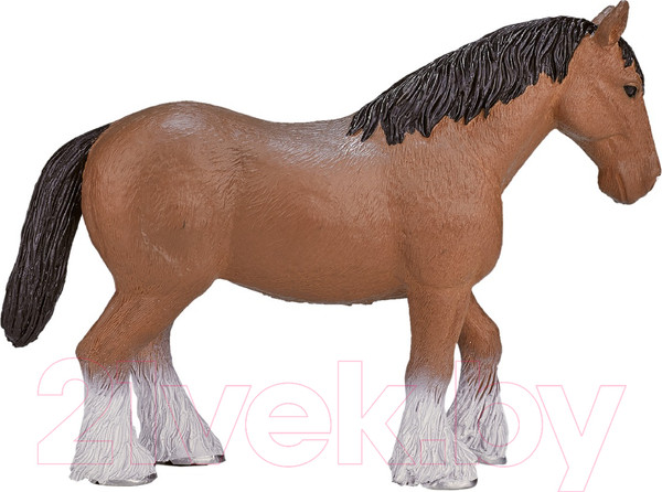 Изображение товара Фигурка коллекционная Konik Лошадь Клейдесдаль / AMF1131 (коричневый)