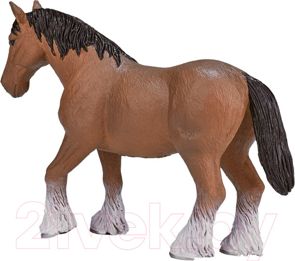 Изображение товара Фигурка коллекционная Konik Лошадь Клейдесдаль / AMF1131 (коричневый)