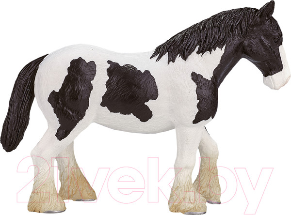 Изображение товара Фигурка коллекционная Konik Лошадь Клейдесдаль / AMF1132 (черный/белый)