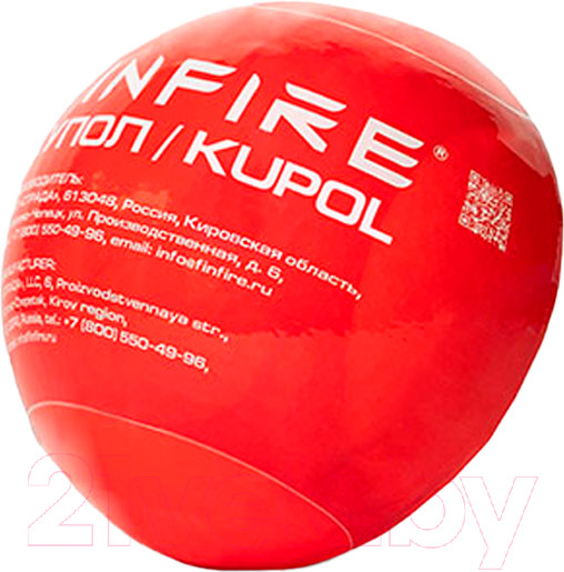 Изображение товара Автономное устройство пожаротушения FINFIRE Купол (красный)