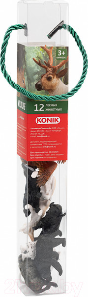 Изображение товара Набор фигурок коллекционных Konik Wildlife Лесные животные / AMW2141