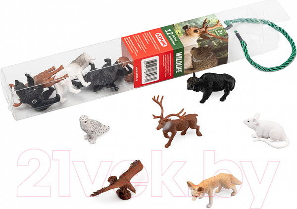 Изображение товара Набор фигурок коллекционных Konik Wildlife Лесные животные / AMW2141