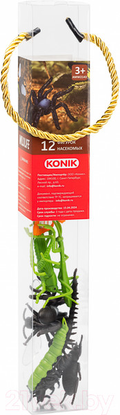 Изображение товара Набор фигурок коллекционных Konik Wildlife Насекомые Пауки / AMW2143