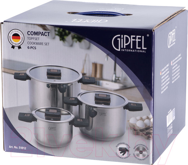 Изображение товара Набор кастрюль Gipfel Compact 51812