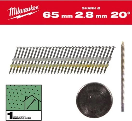 Изображение товара Гвозди для пистолета Milwaukee 4932492587