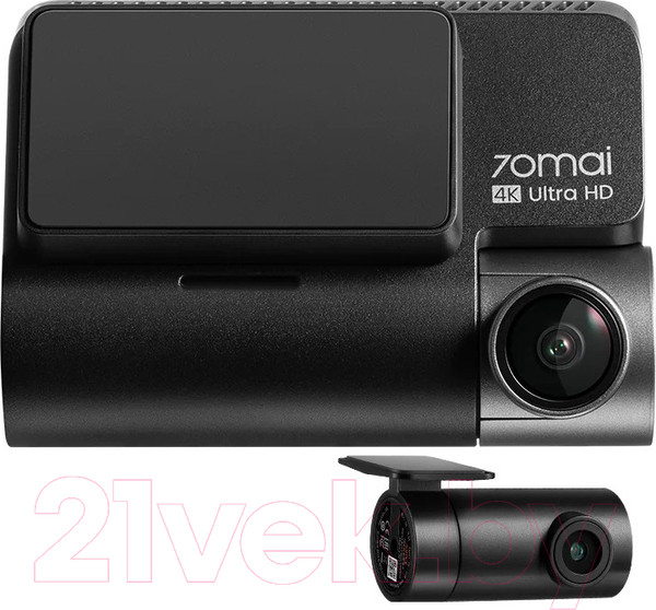 Изображение товара Автомобильный видеорегистратор 70mai Dash Cam 4K A810 + камера заднего вида Rear Cam Set A810-2