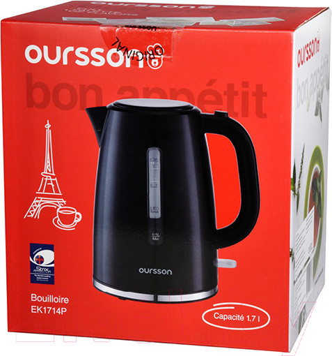 Изображение товара Электрочайник Oursson KE1714P/BL