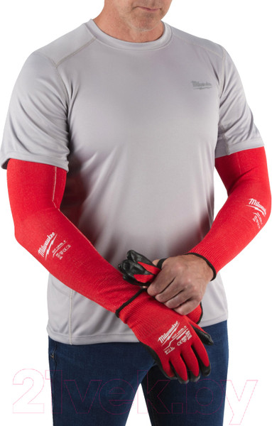 Изображение товара Нарукавники рабочие Milwaukee Защитные Cut level 3/С 45см / 4932478585