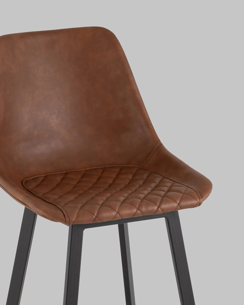 Изображение товара Стул барный Stool Group Texas / 9085C MAP/9 (экокожа коричневый)