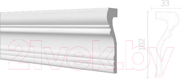 Изображение товара Молдинг Decor-Dizayn DD604 (102x33x2000)