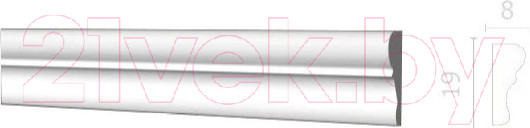 Изображение товара Молдинг Decor-Dizayn DD602 (19x8x2000)