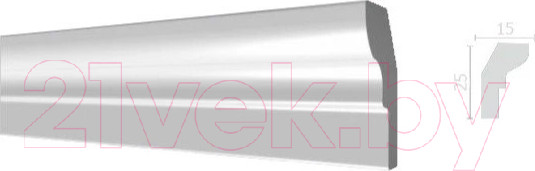 Изображение товара Плинтус потолочный Decor-Dizayn DD34 (25x15x2000)