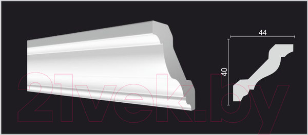 Изображение товара Плинтус потолочный Decor-Dizayn DD21 (44x40x2000)