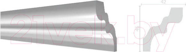 Изображение товара Плинтус потолочный Decor-Dizayn DD39 (46x42x2000)