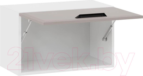 Изображение товара Шкаф навесной для кухни ТриЯ Тиана 1В6ГП (белый/мокко супермат)