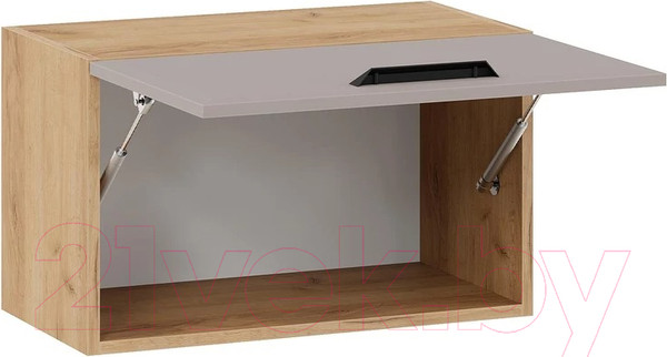 Изображение товара Шкаф навесной для кухни ТриЯ Тиана 1В6ГП (дуб крафт золотой/мокко супермат)