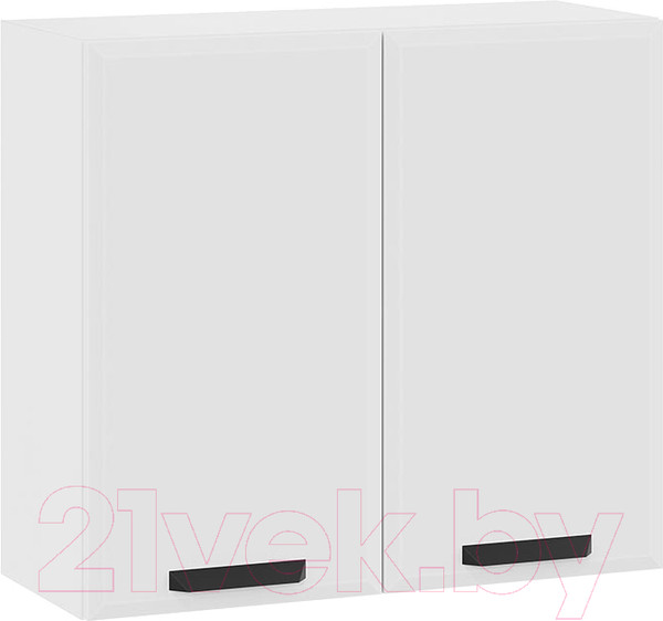 Изображение товара Шкаф навесной для кухни ТриЯ Тиана 1В8 (белый/белый супермат)